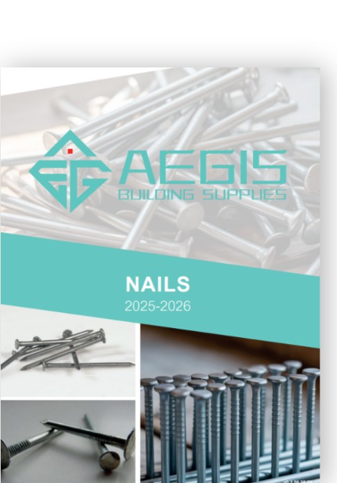 CAPS Nails product brochure cover, 2025-2026