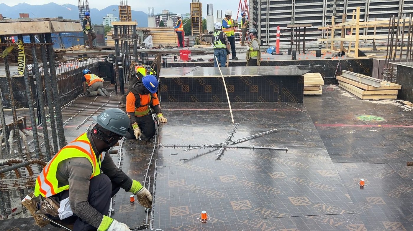 Crew working the deck