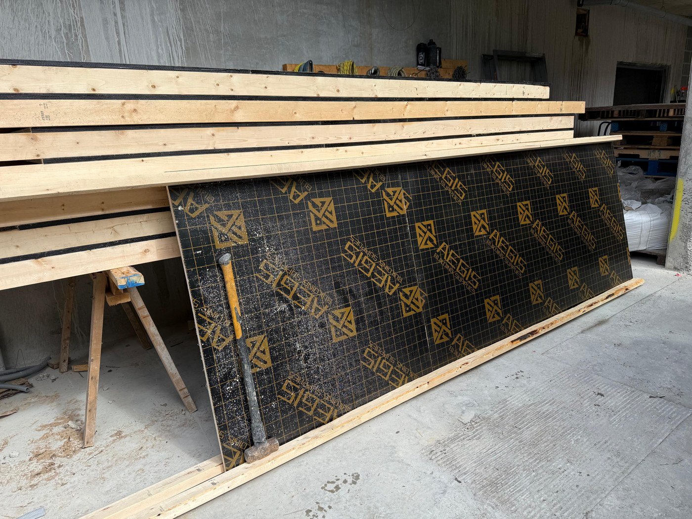 Panel run, shop staged