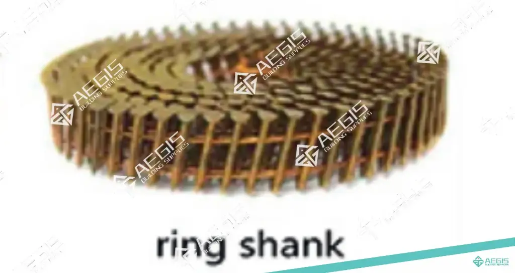 11712 - COIL NAILS 2-1/2" 0.099 GAUGE, ELECTRO GALVANIZED, RING SHANK