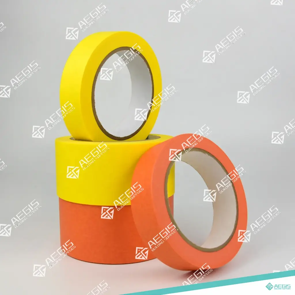 112411-M542 - AUTOMOTIVE PAINTING TAPE DARK ORANGE HIGH TEMPERATURE 120C 1.5 INCH 55M 180 FEET ROLLS (19MM X 55M)