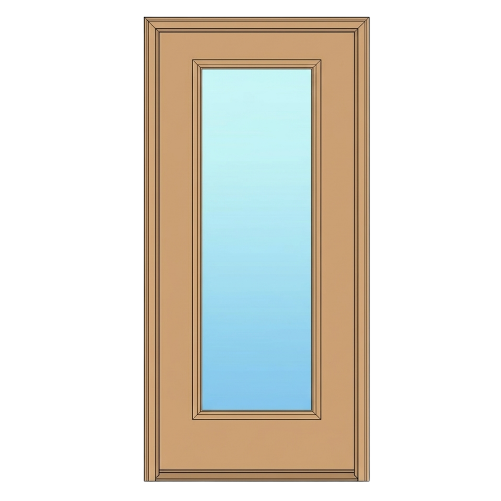 FULL LITE EXTERIOR DOOR 20 MINUTE FIRE RATING