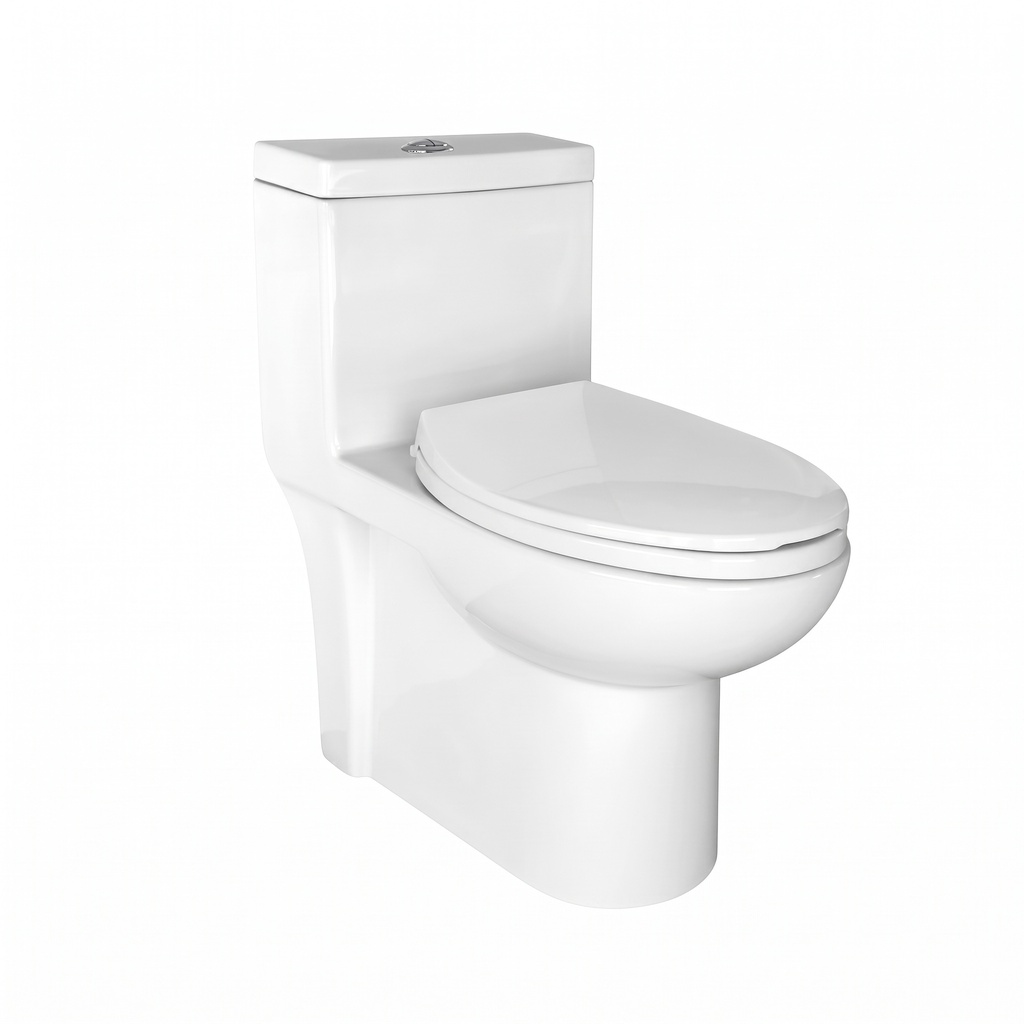 ONE PIECE ELONGATED TOILET