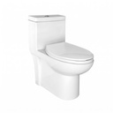 ONE PIECE ELONGATED TOILET