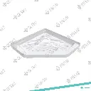 221003 - ACRYLIC CORNER UNIT SHOWER BASE WITH TEXTURED SURFACE 32 INCH