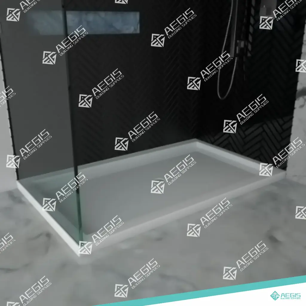 221001 - SINGLE THRESHOLD SHOWER BASE WITH ANTI-SLIP TEXTURED SURFACE