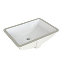 UNDERCOUNTER ROUNDED SQUARE BATHROOM SINK